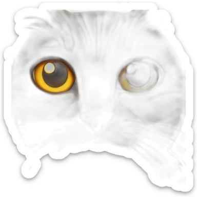 american short hair cat- tabby- a little bit fat- brown yellow eyes- the distances between eyes is a little bit far- dark orange hair- fluffy- looks cute - looks middle aged sticker