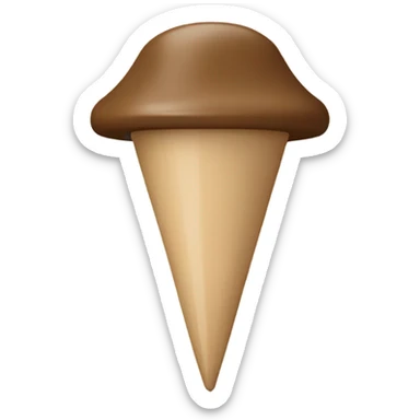 brown beige push pin sticker