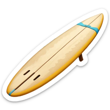 Surfboard Stuck with sand sticker