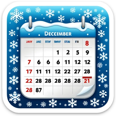 CALENDARIO DE DICIEMBRE sticker