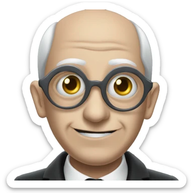 Un escargot membre de la famille Addams sticker