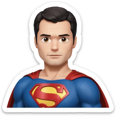 hencry cavill superman sticker