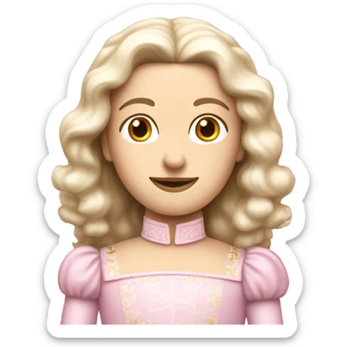 Light pink nutcracker Caucasian sticker