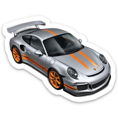 Porsche gt3 rs 911 992 sticker