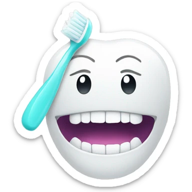 oral hygiene sticker