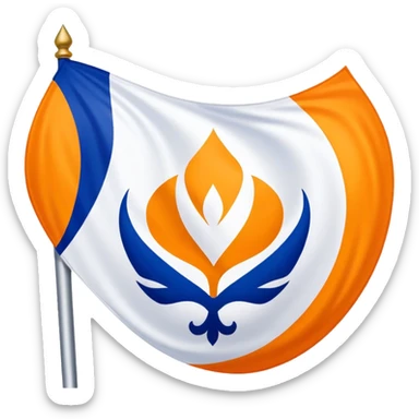 Khalistan flag  sticker