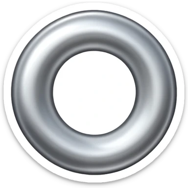 silver loop sticker