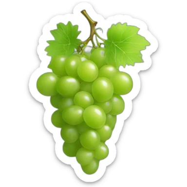 Green grapes sticker