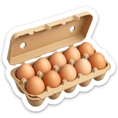 egg carton sticker