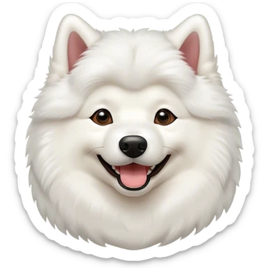 happy Samoyed sticker