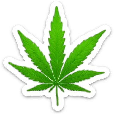 Cannabis sticker