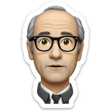 Jean-Luc Godard sticker