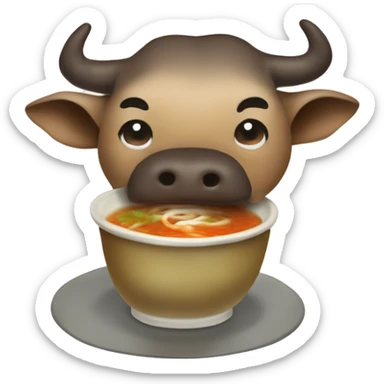 Made with slow-cooked oxknee cartilage, doganitang (ox knee soup) sticker