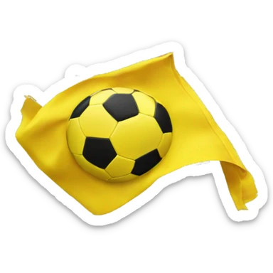 football penalty flag sticker