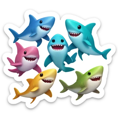 Baby shark dancing  sticker