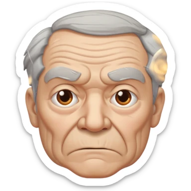 Grumpy old man sticker