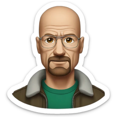 Hank from breaking bad sticker