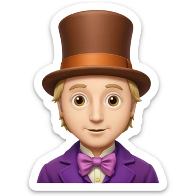 Willy wonka 200 sticker