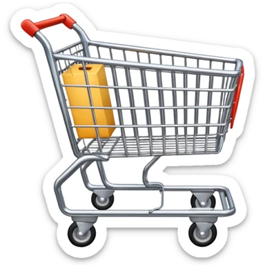 A Shopping Cart(No background) sticker