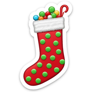 christmas sock  sticker