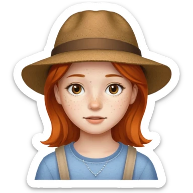 Stikers of a girl which hat 15 years old sticker