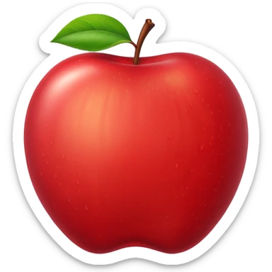 Create an emoji of an energy bar that you can eat. It should look like an apple emoji. sticker