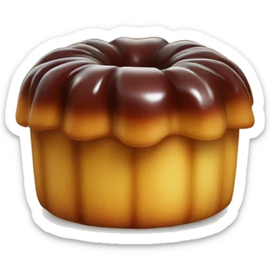 Cannelé de bordeaux 1 unité sobre sticker