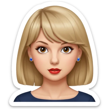 Bangs Taylor Swift  sticker