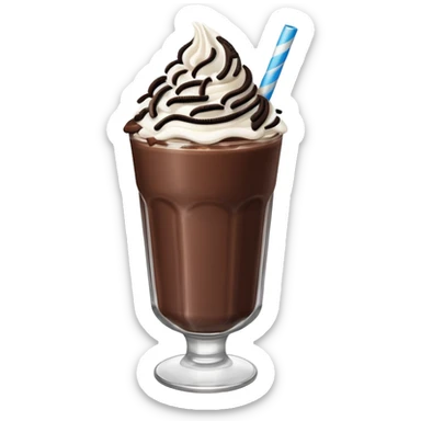 milkshake chocolate oreo sticker
