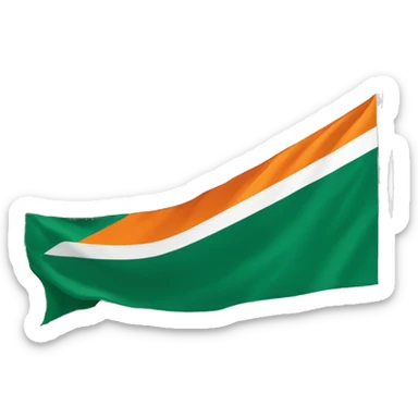 a university of miami flag and a sign that says UMIAMI is the school for reyanna!!! sticker