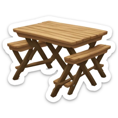 picnic table sticker