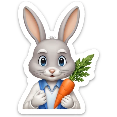 Bugs Bunny from Looney Tunes sticker