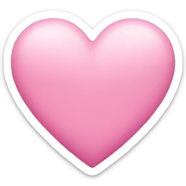 Pink heart sticker
