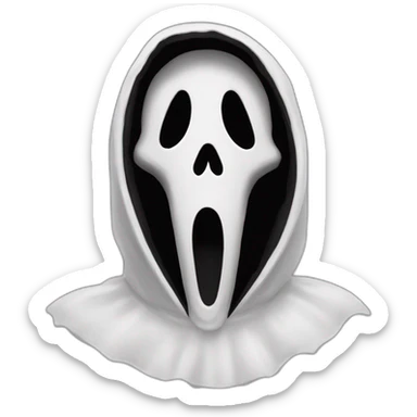 ghostface-masc Movie Scream sticker