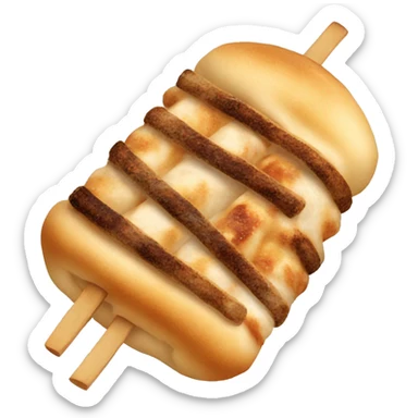 greek souvlaki sticker