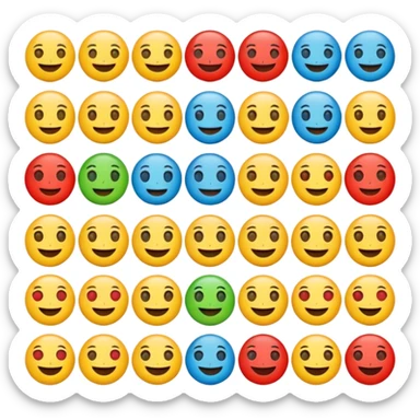 Gere emojis fofos sticker