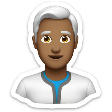 Девушка с коричневыми волосами, голубыми глазами в обнимку с мужем с коричневыми волосами и бородой на руках персиковый шпиц sticker