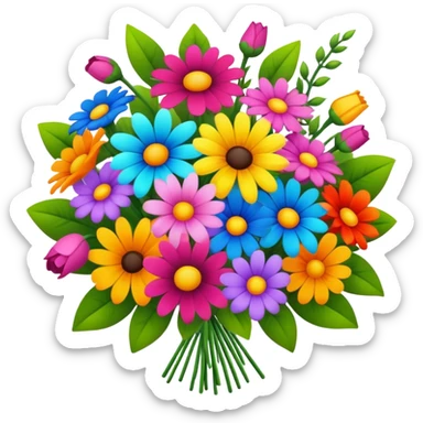 flowers sticker