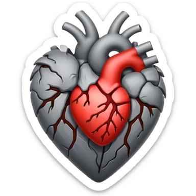 Dead heart  sticker