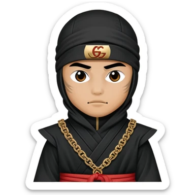 Ninja en gucci  sticker