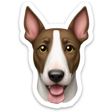 Christmas Bullterrier  sticker