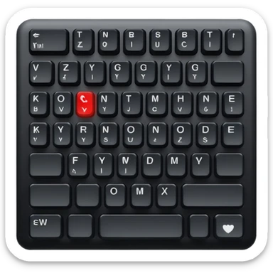 Teclado basico sticker