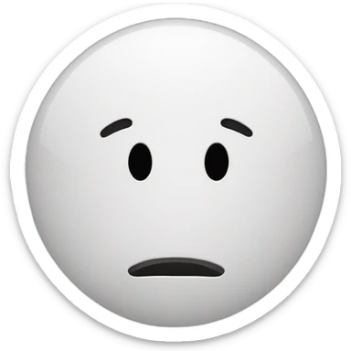 smiley triste qui verse une larme en noir et blanc sticker