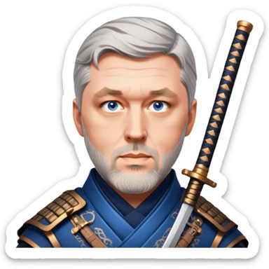 Vigilant Samurai sticker