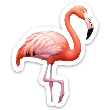 flamingo sticker