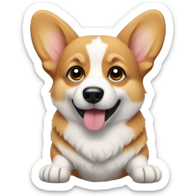 Small corgi sticker
