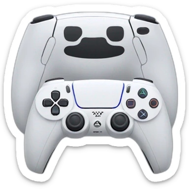Eine PlayStation5 mit einem PlayStation 5 Controller sticker
