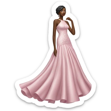 Hyper Realistic detailed luxury dress sticker