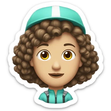 White and turquaz and the name San Fierro Rifa sticker