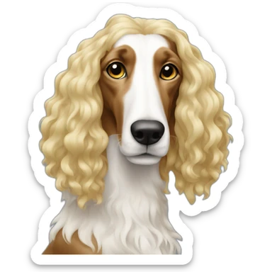 chic-borzoi-in-a-wig sticker